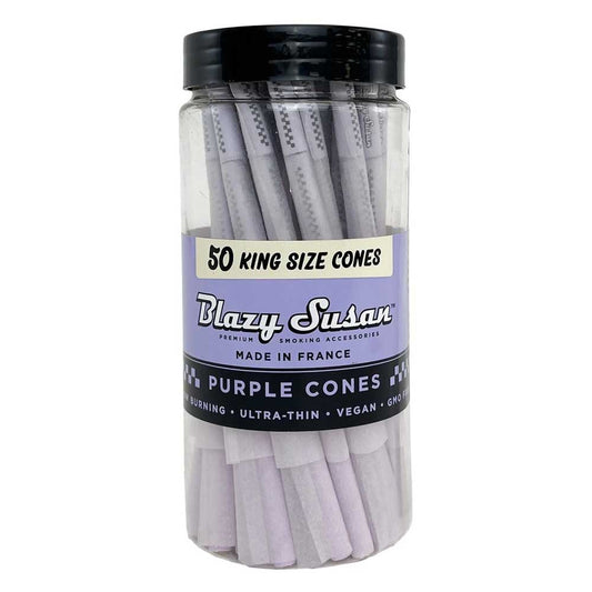 Blazy Susan Purple King Size Cones (50ct)