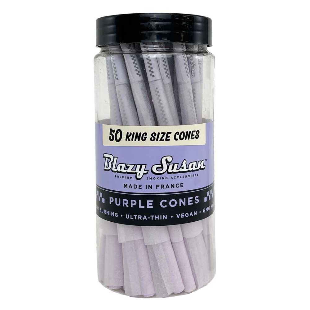 Blazy Susan Purple King Size Cones (50ct)