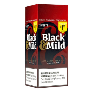 Black & Mild Sweet Plastic Tip (25/1ct)