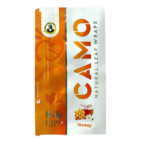 Camo Natural Leaf Wraps ~ Honey Flavor