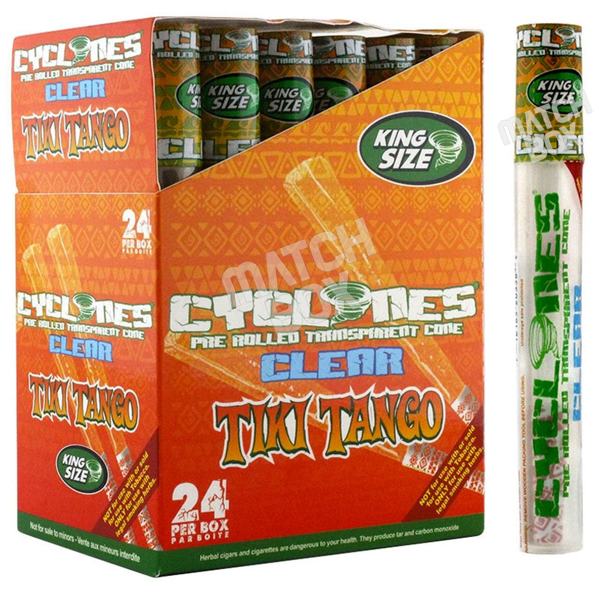 Cyclones Clear Cones - Tiki Tango Flavor