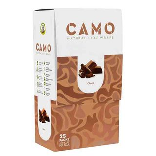 Camo Natural Leaf Wraps Choco