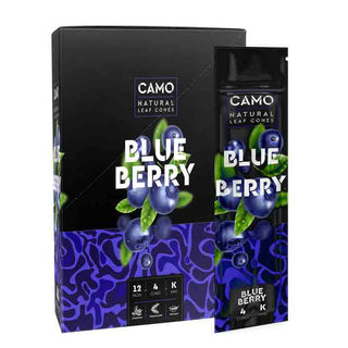 Camo Natural Leaf Cones Blueberry