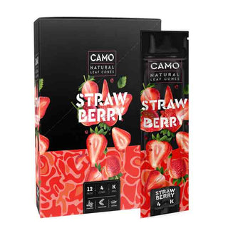 Camo Natural Leaf Cones Strawberry