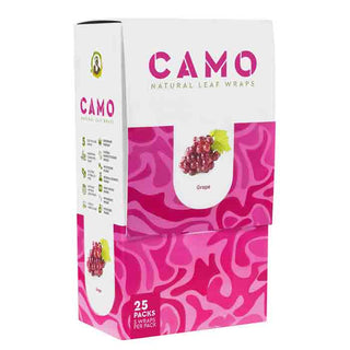 Camo Natural Leaf Wraps Grape