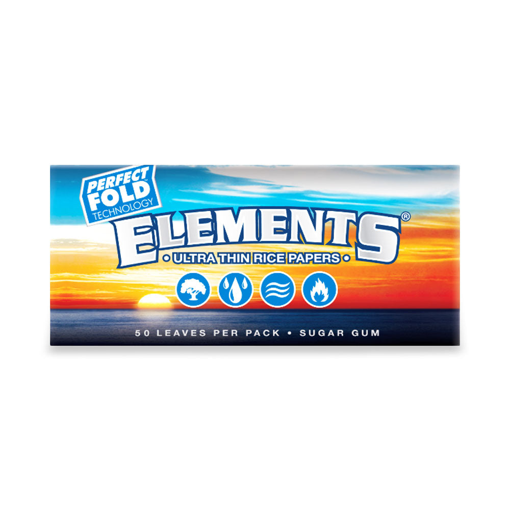 Elements 1 1/4 Size Perfect Fold Ultra Thin Rice Papers
