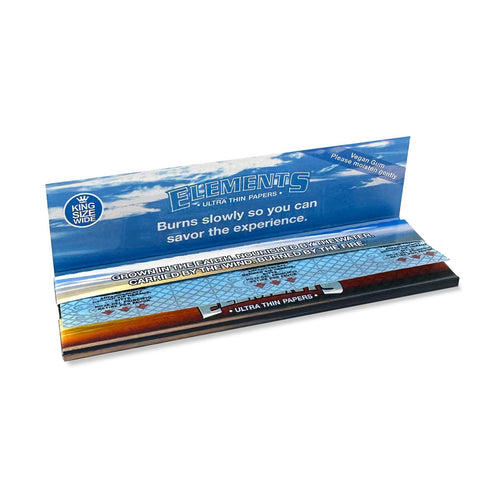Elements King Size Wide Ultra Thin Rice Papers