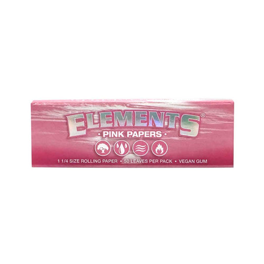 Elements Pink 1 1/4 Size Ultra Thin Rice Papers