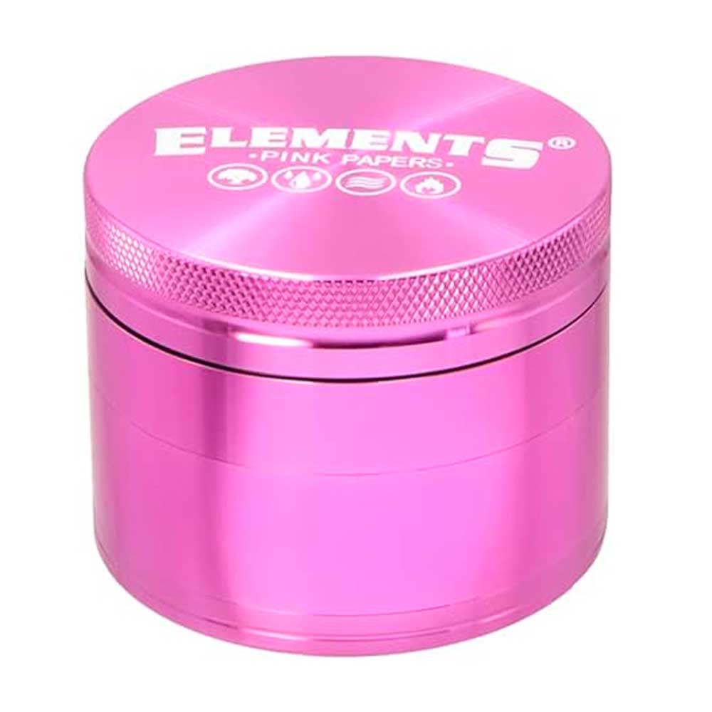 Elements Pink 4 Piece Aluminum Grinder