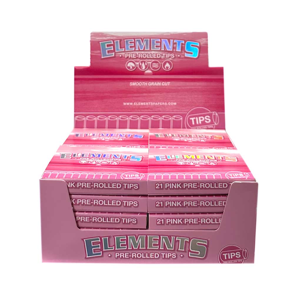 elements pink pre rolled tips