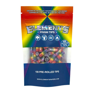 Elements Prism Pre Rolled Tips 100ct Bag