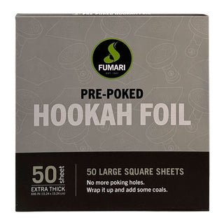Fumari Pre Poked Hookah Foil 10/50ct
