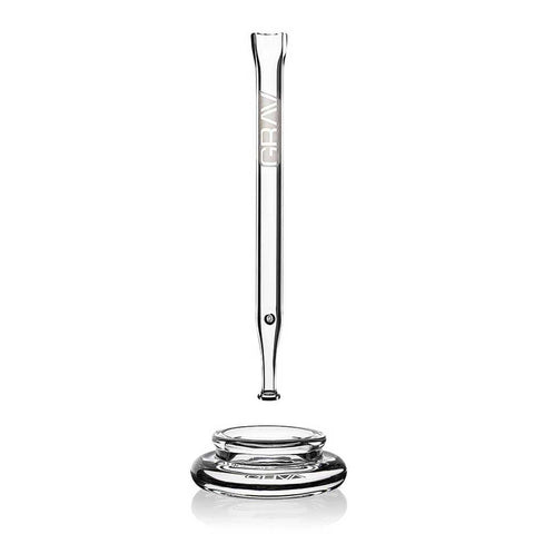 Grav Quartz Straw with Dab Dish