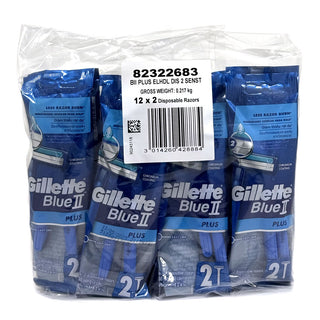 Gillette Blue II Plus 12/2ct
