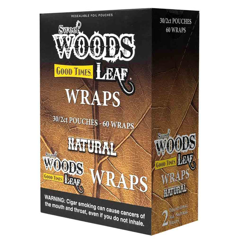 Good Times Sweet Woods Leaf Wrappers - Natural (30/2ct) – MATCHBOXBROS.COM