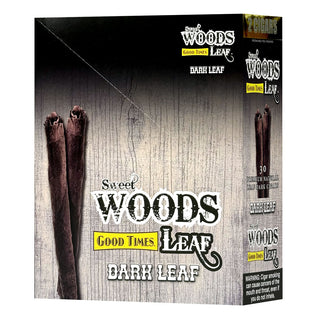 Sweet Woods Leaf Dark Leaf cigars wooden background