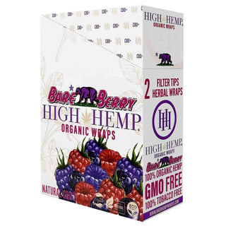 High Hemp Wraps Bare Berry (25/2ct)