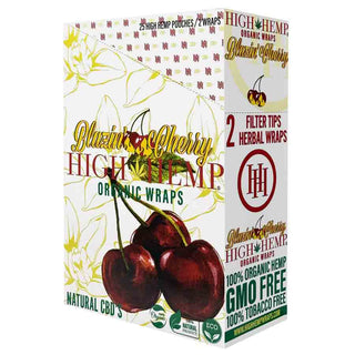 High Hemp Wraps Blazin' Cherry (25/2ct)