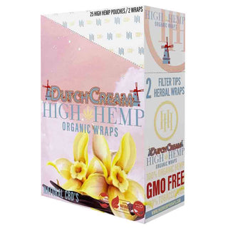 High Hemp Wraps Dutch Cream (25/2ct)