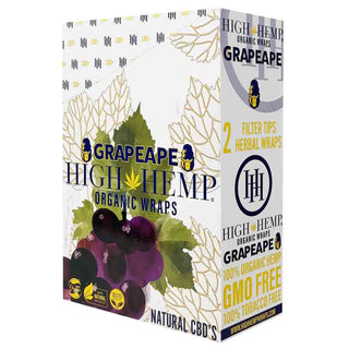 High Hemp Wraps Grapeape (25/2ct)