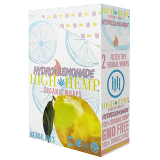 High Hemp Wraps Hydro Lemonade (25/2ct)