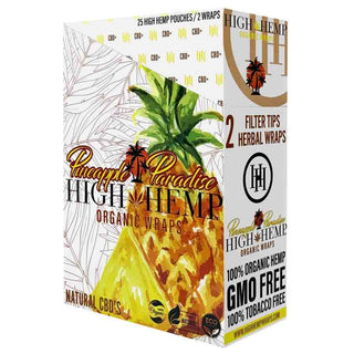 High Hemp Wraps Pineapple Paradise (25/2ct)