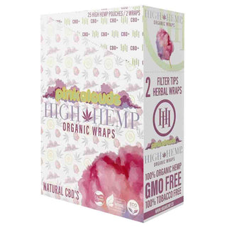 High Hemp Wraps Pink Cloud (25/2ct)