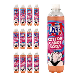 Icee Cotton Candy Soda 17oz 12ct