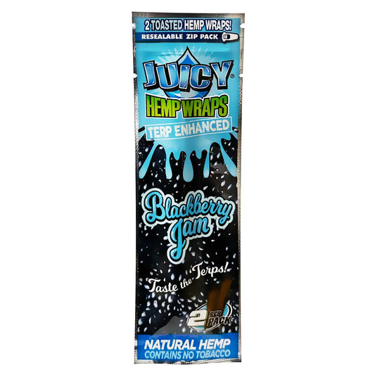 Juicy Terp Enhanced Hemp Wraps ~ Blackberry Jam