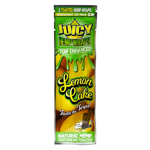 Juicy Terp Enhanced Hemp Wraps ~ Lemon Cake