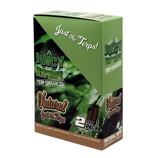 Juicy Terp Enhanced Hemp Wraps Natural