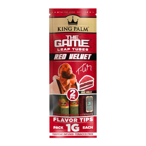 King Palm 2 Mini Rolls - The Game Red Velvet