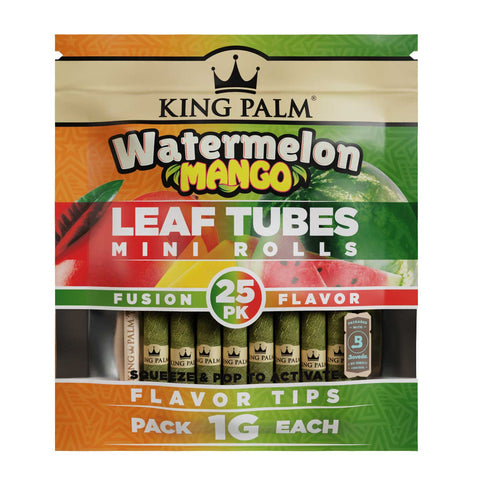 King Palm 25 Mini Rolls Watermelon Mango