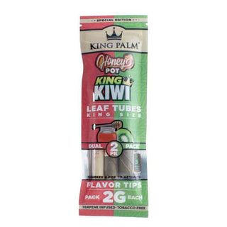 King Palm 2 King Rolls Dual Pack Honey & Kiwi