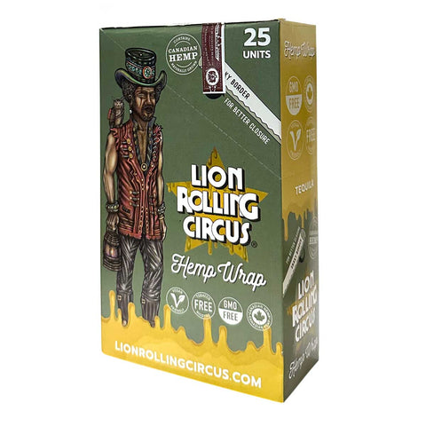 Lion Rolling Circus Hemp Wraps - Tequila Flavor