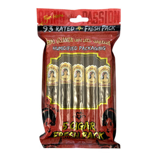 Sampler Pack of La Aroma De Cuba cigars with red packaging and visible branding on a white background