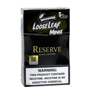 Loose Leaf Mini Reserve Black Edition 8/5ct