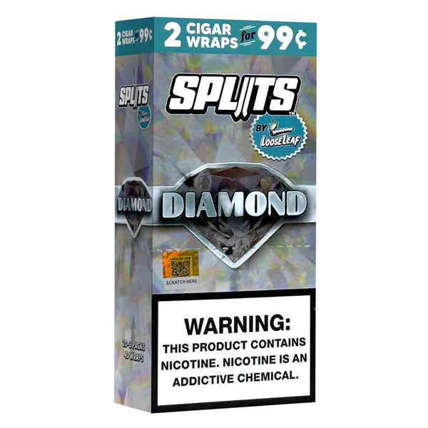 LooseLeaf Splits Diamond Cigar Wrappers (20/2ct) – MATCHBOXBROS.COM