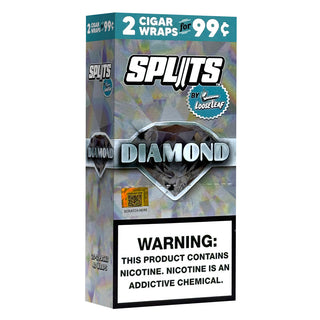 LooseLeaf Splits Diamond Cigar Wrappers (20/2ct)