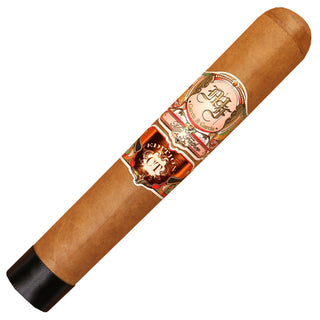 My Father Connecticut cigar with decorative band on a white background