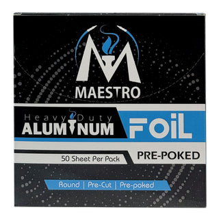 Maestro Heavy Duty Pre Poked Aluminum Foils 25/50ct