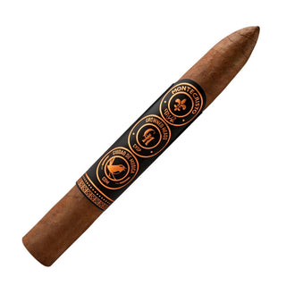Montecristo Crowned Heads cigar with a black label on a white background