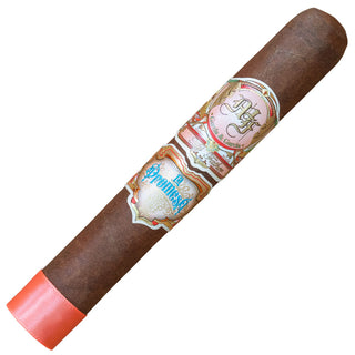 My Father La Promesa cigar with a colorful label on a white background