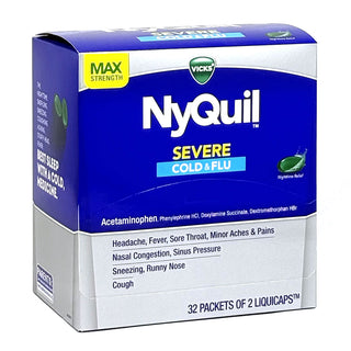 NyQuil Severe Cold & Flu 32/2ct