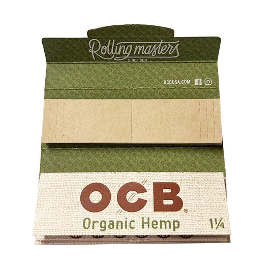 OCB Organic Hemp 1 1/4 Rolling Papers + Tips