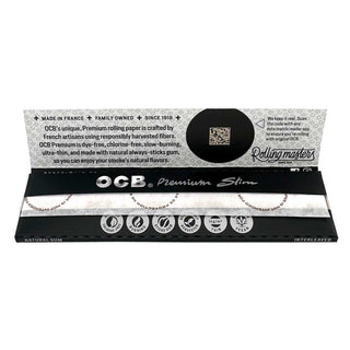 OCB Premium King Slim Rolling Papers