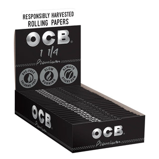 OCB rolling papers packaging on a white background