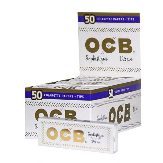 OCB Sophistique 1 1/4 Rolling Papers + Tips