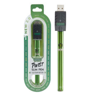 Vape pen with packaging and USB charger on a white background