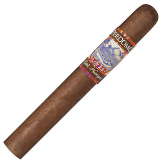 Perdomo Lot 23 Sun Grown cigar with a colorful label on a white background